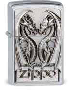 zippo fire lighter dragons